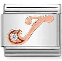 Thumbnail for Nomination Rose Gold Letter J Charm