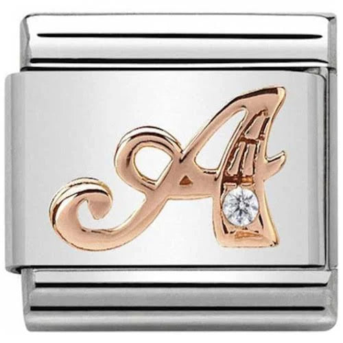 Nomination Rose Gold Letter J Charm