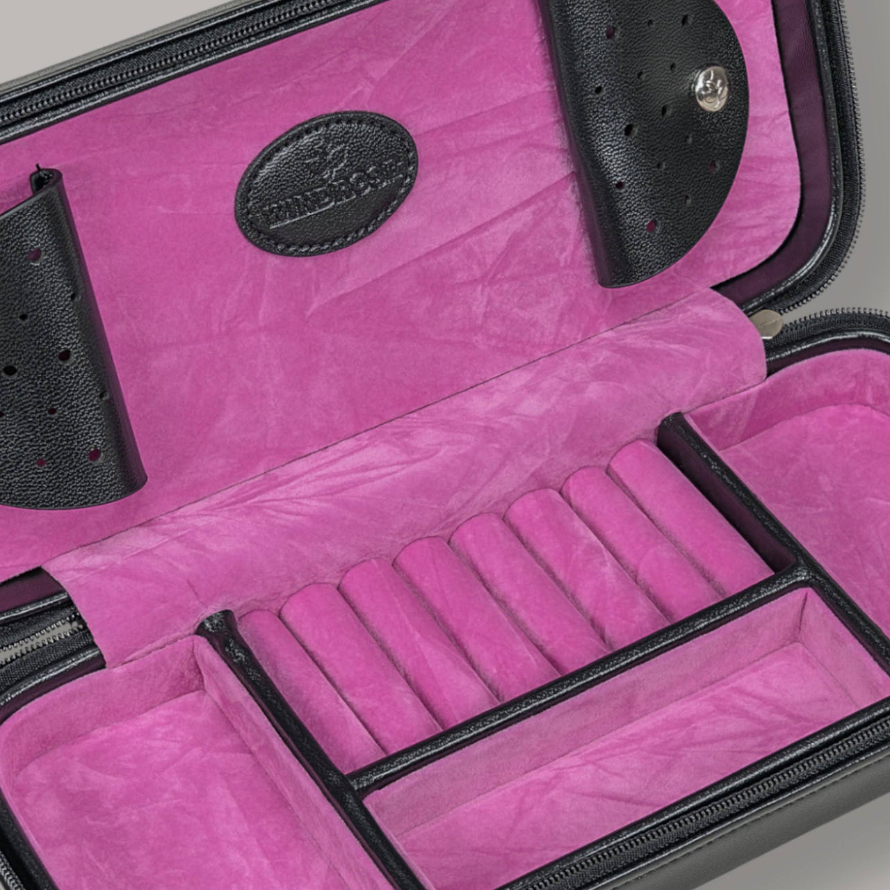 Windrose Merino Moda Travel Charm Box - Black