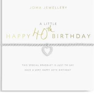 Joma Jewellery A Little ' Happy 40th Birthday' Bracelet