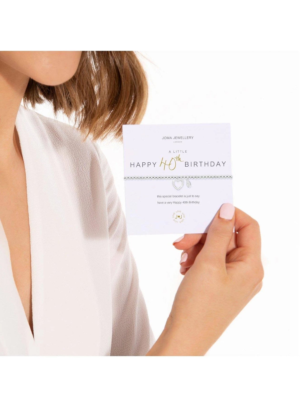 Joma Jewellery A Little ' Happy 40th Birthday' Bracelet