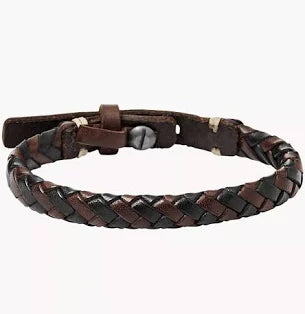 Fossil Men's Braided Bracelet