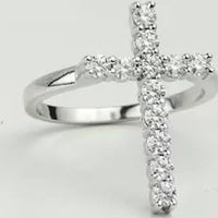 Thumbnail for Dainty Cross Ring