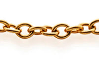 Thumbnail for Monica Vinader Womens 18ct Yellow Gold-Plated Vermeil Sterling Silver Rolo Neck Chain