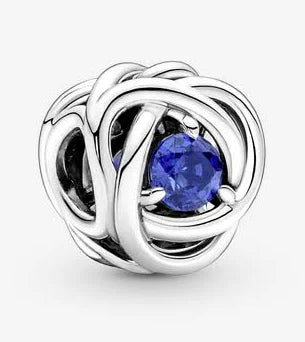 Pandora Moments September Birthstone Eternity Circle Charm