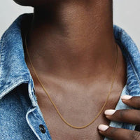 Thumbnail for Pandora Gold Curb Chain Necklace
