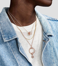 Thumbnail for Pandora Gold Curb Chain Necklace