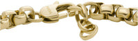 Thumbnail for Fossil Men's Drew Gold-Tone Stainless Steel Chain Bracelet