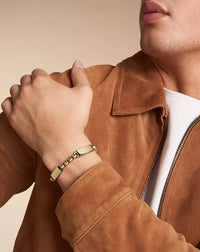 Thumbnail for Fossil Men's Drew Gold-Tone Stainless Steel Chain Bracelet