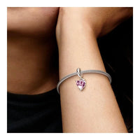 Thumbnail for Pandora Pink Family Tree & Heart Dangle Charm