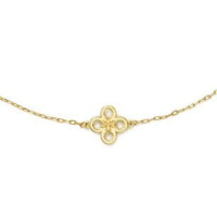 Thumbnail for Tory Burch Kira Clover Necklace