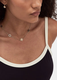 Thumbnail for Tory Burch Kira Clover Necklace