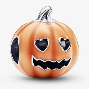 Pandora Glow in The Dark Spooky Pumpkin Charm