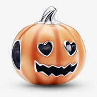 Thumbnail for Pandora Glow in The Dark Spooky Pumpkin Charm