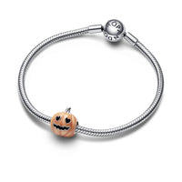 Thumbnail for Pandora Glow in The Dark Spooky Pumpkin Charm