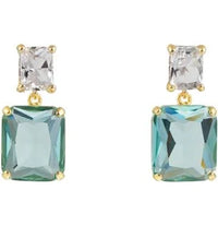 Thumbnail for Orelia Statement Crystal Double Drop Earrings