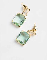 Thumbnail for Orelia Statement Crystal Double Drop Earrings