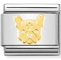 Thumbnail for Nomination Classic Gold French Bulldog Charm