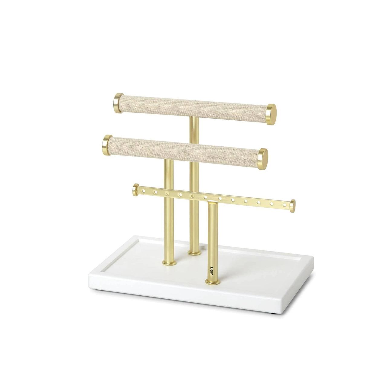 Umbra Trigem Hanging Jewelry Organizer 3 Tier Necklace