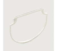 Thumbnail for Monica Vinader Women's Signature Skinny Diamond Bangle