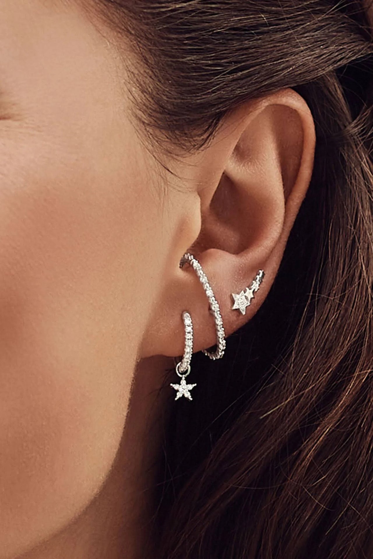 Thomas Sabo Star Ear Climber Earrings