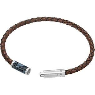 Police Men's Plaint Stainless Steel Bracelet