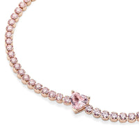 Thumbnail for Pandora Sparkling Heart Tennis Bracelet
