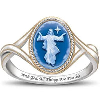 Thumbnail for 'Light of The Lord' Jesus Cameo Ring