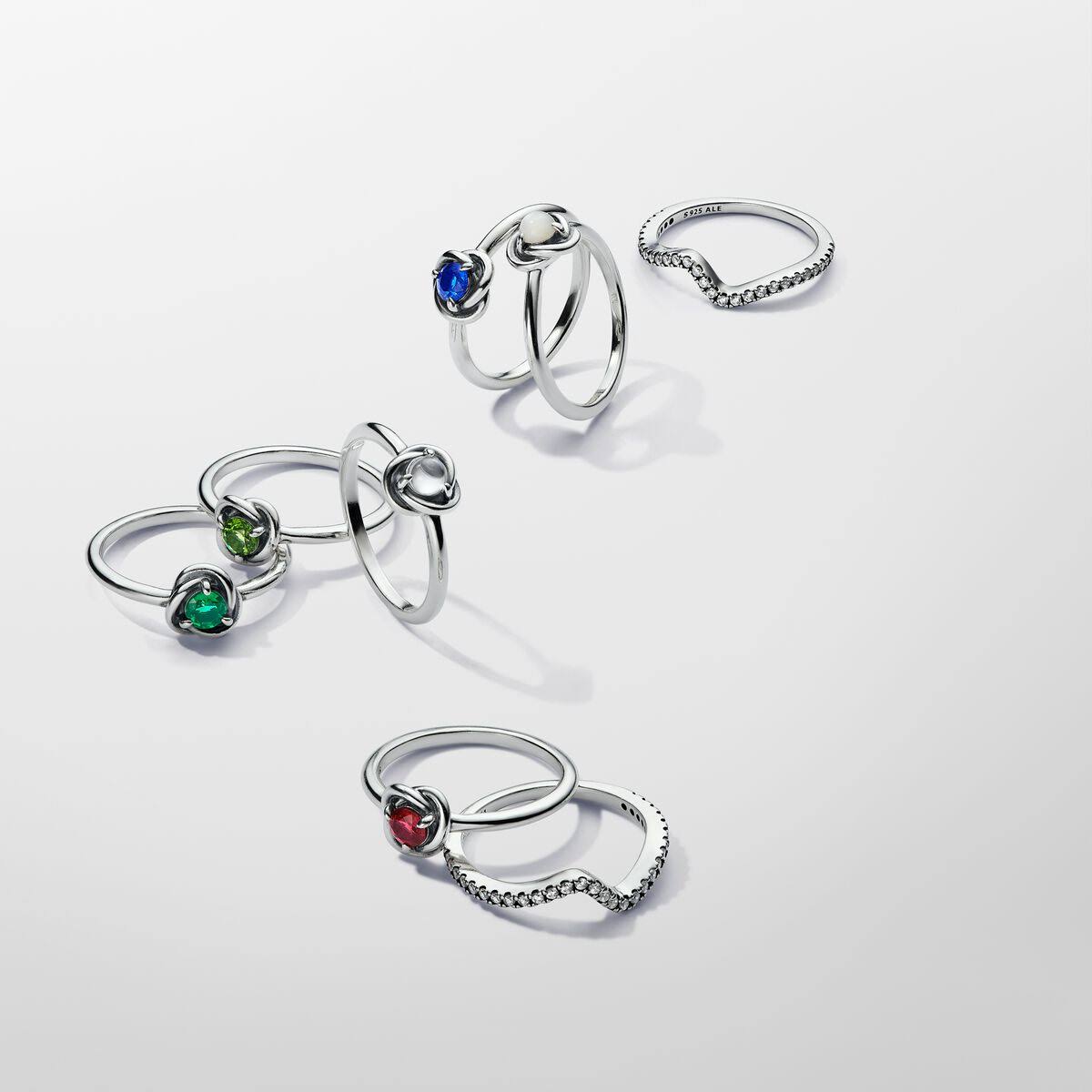 Pandora August Birthstone Eternity Circle Ring