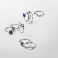 Thumbnail for Pandora August Birthstone Eternity Circle Ring