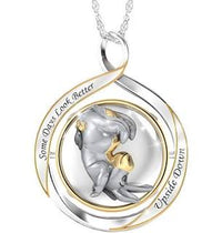 Thumbnail for Disney Winnie The Pooh Eeyore 2-in-1 Ladies' Flip Pendant