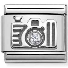 Nomination Classic Silver Camera Charm