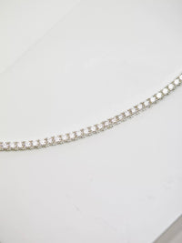 Thumbnail for Simply Silver Sterling Silver Cubic Zirconia Tennis Bracelet