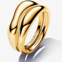 Thumbnail for Pandora Organically Shaped Stacking Rings