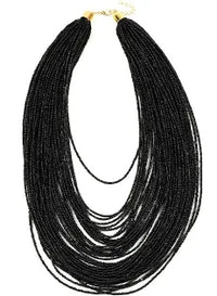 Thumbnail for Eye Candy Los Angeles Sparkly Multi String Necklace - Blue at Nordstrom Rack