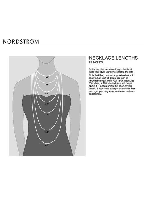 Eye Candy Los Angeles Sparkly Multi String Necklace - Blue at Nordstrom Rack