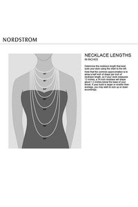 Thumbnail for Eye Candy Los Angeles Sparkly Multi String Necklace - Blue at Nordstrom Rack