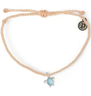 Pura Vida Charity Save The Sea Turtles Charm Bracelet