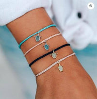 Thumbnail for Pura Vida Charity Save The Sea Turtles Charm Bracelet