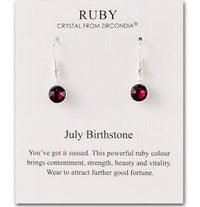 Thumbnail for Philip Jones Jewellery July Birthstone Drop Earrings