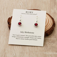 Thumbnail for Philip Jones Jewellery July Birthstone Drop Earrings