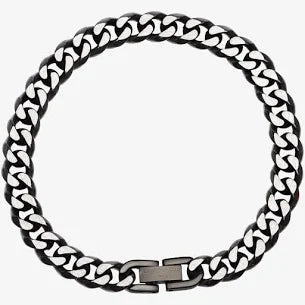 Unique & Co. Black Ion Plated Stainless Steel Necklace