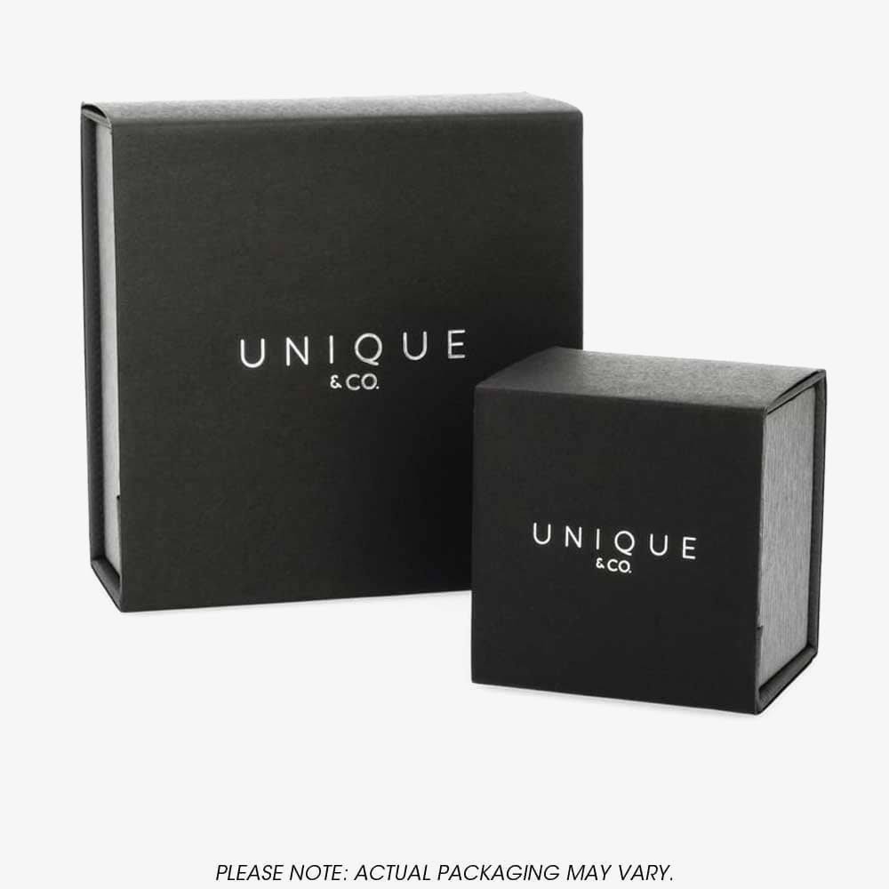 Unique & Co. Black Ion Plated Stainless Steel Necklace