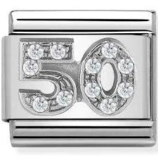 Nomination Classic Silver 50 Charm