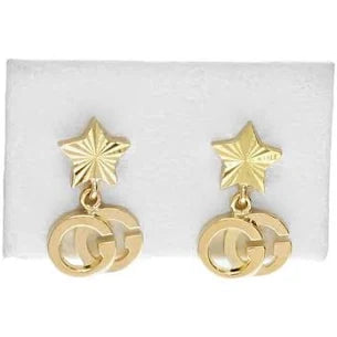 Gucci GG Running Star Drop Earrings