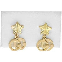 Thumbnail for Gucci GG Running Star Drop Earrings
