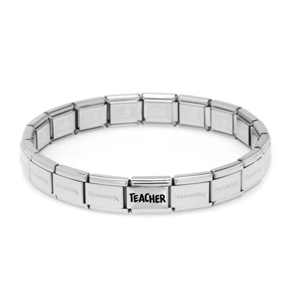 Nomination Classic Silver Teacher Charm