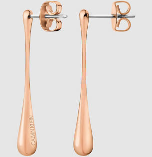 Calvin Klein Ellipse Drop Earrings