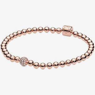 Pandora Beads & Pavé Bracelet