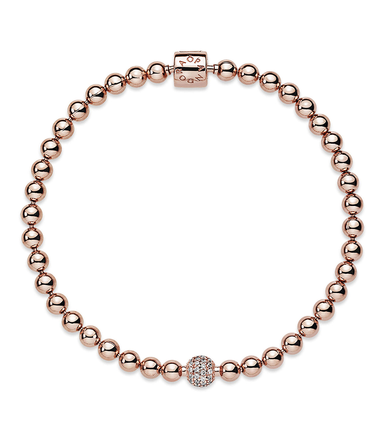 Pandora Beads & Pavé Bracelet